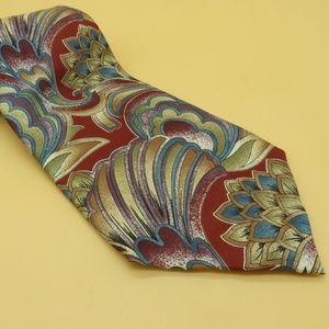 Valeriano Collection Red Paisley Tie